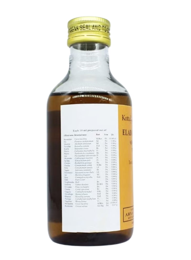 Kottakkal Ayurveda Eladi Kera Tailam | Classical Ayurvedic Herbal Oil for External Use | Wellness Massage Oil | Skin & Body Care Oil - Image 3